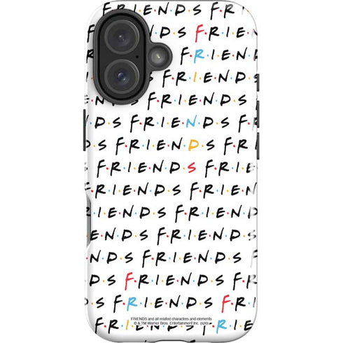 Warner Bros FRIENDS Pattern iPhone 16 Impact Case